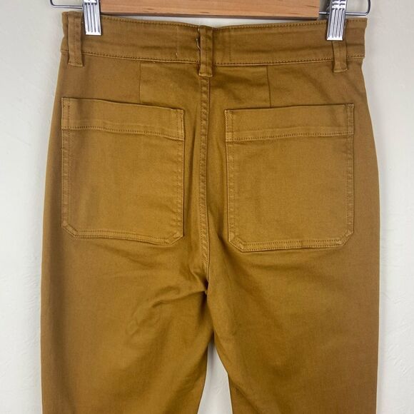 Everlane ‘The Straight Leg’ Crop Pant - Golden Brown - Picture 7 of 8